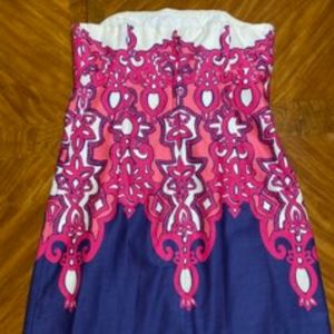 Lilly Pulitzer Bowen Multi Chorus Girl Dress Pink